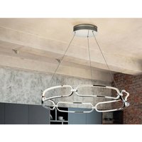 Schuller Lighting - Schuller Colette Große moderne stilvolle dimmbare LED-Designer-Pendelleuchte Chrom mit Fernbedienung von SCHULLER LIGHTING