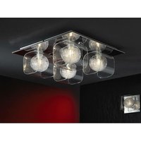 Schuller Lighting - Schuller Eclipse - 4 Light Crystal Flush Deckenleuchte Chrom, G9 von SCHULLER LIGHTING