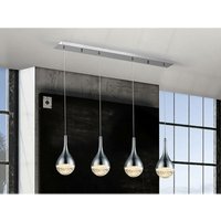 Schuller Elie - Integrierter led Crystal Bar Deckenanhänger Chrom Bubble Effekt von SCHULLER LIGHTING