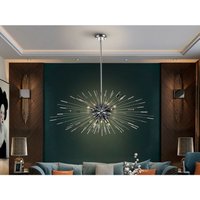 Schuller Evasión - Dimmbare Pendelleuchte sphärisch, Chrom, Fernbedienung, 9x G9 von SCHULLER LIGHTING