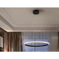 Schuller Ring - Integrierte LED-Pendelleuchte, schwarz sandgestrahlt von SCHULLER LIGHTING