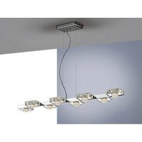 Schuller Suria - Integrierter led 8 Light Crystal Bar Deckenanhänger Chrom von SCHULLER LIGHTING