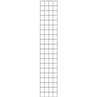 Drahtgitter-Seitenwand für Schulte Fachbodenregale mit Stecksystem HxT 100x20cm Glanzverzinkt - Glanzverzinkt von SCHULTE LAGERTECHNIK