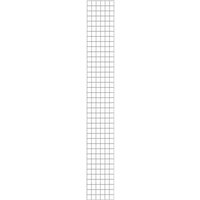 Drahtgitter-Seitenwand für Schulte Fachbodenregale mit Stecksystem HxT 195x30cm Glanzverzinkt - Glanzverzinkt von SCHULTE LAGERTECHNIK