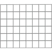 Schulte Lagertechnik - Drahtgitter-Seitenwand für Schulte Fachbodenregale mit Stecksystem HxT 30x40cm Glanzverzinkt - Glanzverzinkt von SCHULTE LAGERTECHNIK