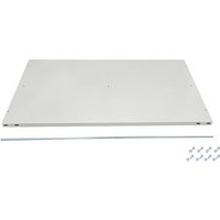 Fachboden mit Anschlagleiste für Schulte Büro-Fachbodenregal MULTIplus150 Schraubsystem Traglast 150kg BxT 130x60cm Verzinkt - Verzinkt von SCHULTE LAGERTECHNIK