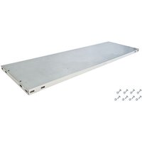 Schulte Lagertechnik - Fachboden ohne Anschlagleiste für Schulte Büro-Fachbodenregal MULTIplus85 Schraubsystem Fachlast 85kg BxT 75x30cm Verzinkt von SCHULTE LAGERTECHNIK