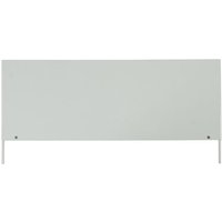 Schulte Lagertechnik - Stecktrennblech für Schulte Fachbodenregal mit Schraubsystem für MULTIplus250/330 freistehend HxT 14x40cm Lichtgrau - Hellgrau von SCHULTE LAGERTECHNIK