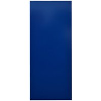 Vollblech-Außenrahmen-Seitenblende für Schulte Fachbodenregale mit Stecksystem HxT 130x60cm Enzianblau - Enzianblau von SCHULTE LAGERTECHNIK