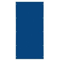 Vollblech-Seitenwand für Schulte Fachbodenregale mit Stecksystem HxT 105x100cm Enzianblau - Enzianblau von SCHULTE LAGERTECHNIK
