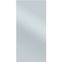 Vollblech-Seitenwand für Schulte Fachbodenregale mit Stecksystem HxT 130x50cm Lichtgrau - Hellgrau von SCHULTE LAGERTECHNIK