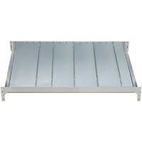 Zusatzebene für Schulte Kanbanregal MULTIplus150 BxT 100x50cm Traglast 150kg mit Trenn- und Seitenführungen Verzinkt - Verzinkt von SCHULTE LAGERTECHNIK