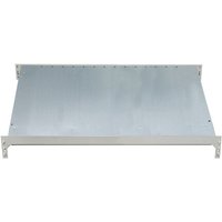 Zusatzebene für Schulte Kanbanregal MULTIplus150 BxT 100x60cm Traglast 150kg ohne Trenn- und Seitenführungen Verzinkt - Verzinkt von SCHULTE LAGERTECHNIK