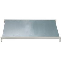 Zusatzebene für Schulte Kanbanregal MULTIplus150 BxT 130x60cm Traglast 150kg ohne Trenn- und Seitenführungen Verzinkt - Verzinkt von SCHULTE LAGERTECHNIK