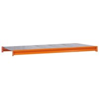 Zusatzebene mit Stahlpaneelen für Schulte Weitspannregal w 100 BxT 250x120cm Fachlast 780kg Orange/Verzinkt - Orange/Verzinkt von SCHULTE LAGERTECHNIK