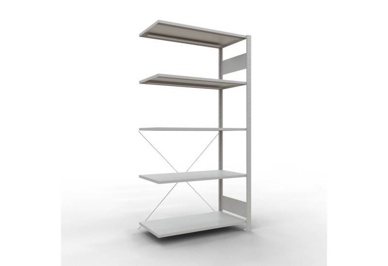 SCHULTE Lagertechnik Steckregal Anbauregal, Fachbodenregal MULTIplus150, 2000 x 1000 x 500 mm von SCHULTE Lagertechnik