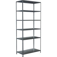 SCHULTE REGALWELT Grundregal, Metall, verzinkt, 6 Fachböden - silberfarben SCHULTE REGALWELT Grundregal, Metall, verzinkt, 6 Fachböden - silberfarben von SCHULTE REGALWELT