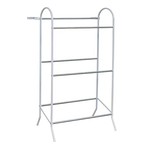 SCHULTE Regalwelt Getränkekistenregal für bis zu 6 Kisten, 118x61x41 cm (HxBxT), Traglast pro Ebene ca. 40 Kg, weiß, Getränkeregal, Bierkistenregal, Flaschenkastenständer, Wasserkistenregal von SCHULTE Regalwelt