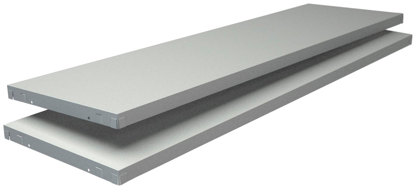 SCHULTE Regalwelt Regalelement Stecksystem-Fachboden PowerMax, 2 Stück weiß, 1200x350 mm von SCHULTE Regalwelt