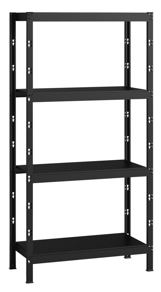 SCHULTE Regalwelt Steckregal Profi mit 4 Böden, 195x100x35 cm (HxBxT), Traglast pro Ebene 120 kg von SCHULTE Regalwelt