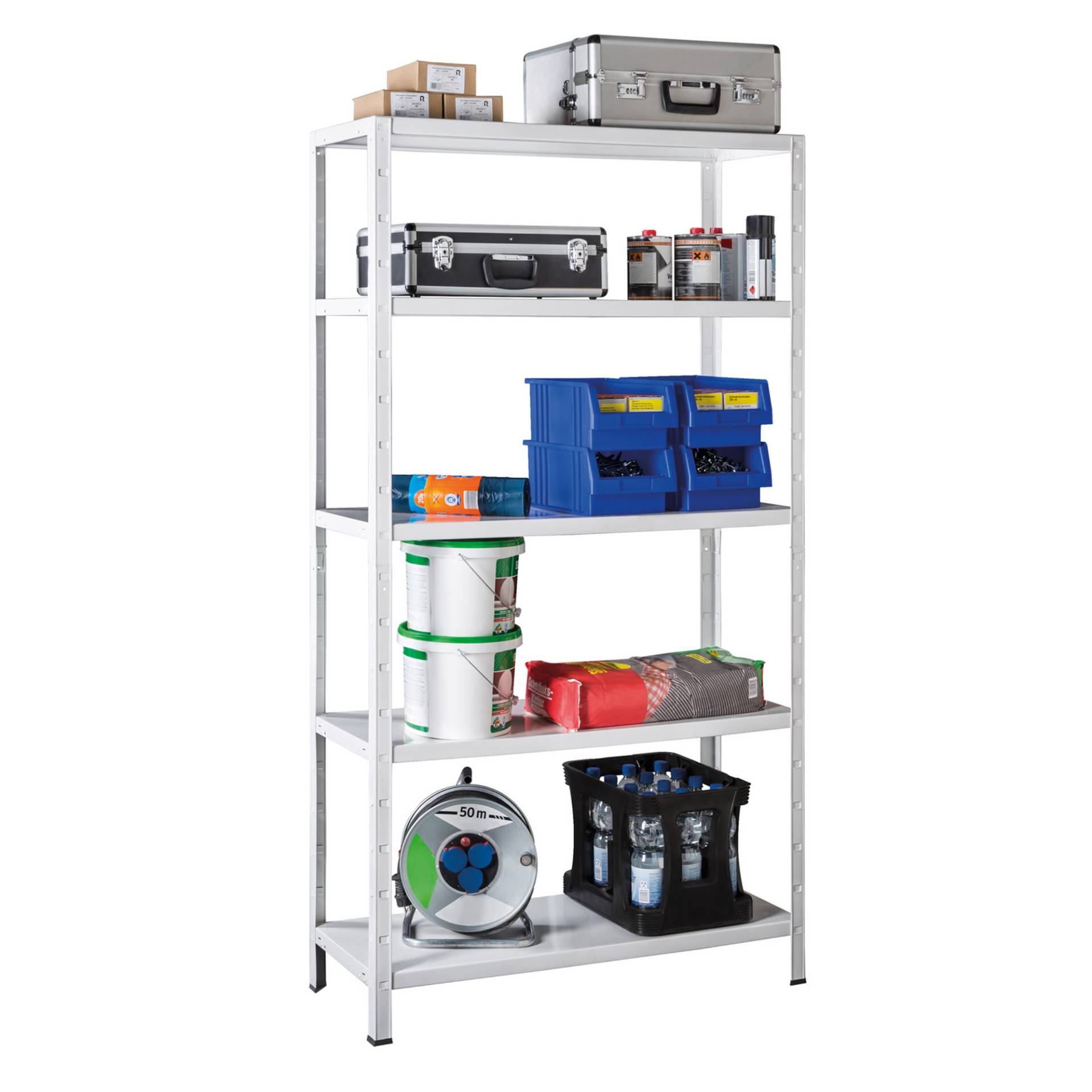 SCHULTE Regalwelt Stecksystem-Grundregal 80 x 200 x 35 cm von SCHULTE Regalwelt