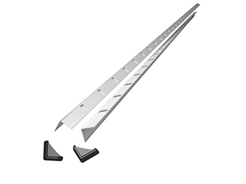 SCHULTE Regalwelt Stecksystem-Winkelprofil, 2 Winkel, 2300x40x40, weiss von SCHULTE Regalwelt