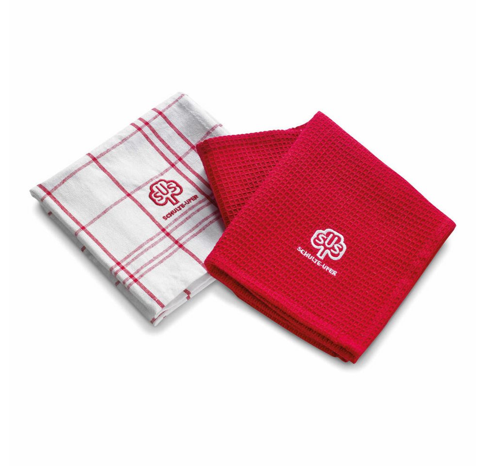 SCHULTE-UFER Geschirrtuch Easy Set 2-tlg. Rot Weiß 66x45.5 cm0109 SCHULTE-UFER Geschirrtuch Easy Set 2-tlg. Rot Weiß 66x45.5 cm0109 von SCHULTE-UFER