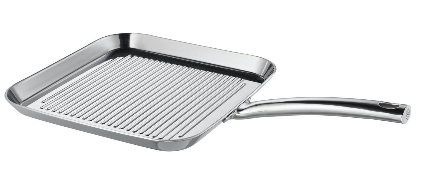 SCHULTE-UFER Grillpfanne Skagen, Edelstahl (Einzelartikel, 1 x Pfanne), 28 x 28 cm von SCHULTE-UFER