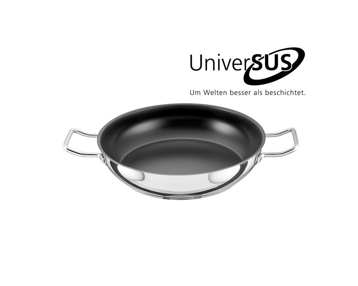 SCHULTE-UFER Schmorpfanne Industar PLUS, Edelstahl (1 x Schmorpfanne), backofen- und spülmaschinengeeignet von SCHULTE-UFER