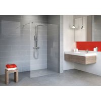 Duschwand Walk in zum Kleben Alexa Style 2.0, 6mm esg Sicherheitsglas Klar hell, Profilfarbe: Chromoptik, Größe: 120 x 190 cm - Schulte Duschwand Walk in zum Kleben Alexa Style 2.0, 6mm esg Sicherheitsglas Klar hell, Profilfarbe: Chromoptik, Größe: 120 x 190 cm - Schulte von SCHULTE
