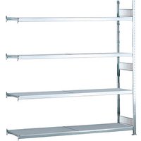 SCHULTE Anbau-Weitspannregal WS 2000 15585 silber 150,0 x 60,0 x 250,0 cm von SCHULTE