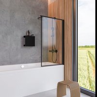 SCHULTE Badewannenaufsatz »Komfort«, Aluminium, BxH: 80 x 140 cm - schwarz SCHULTE Badewannenaufsatz »Komfort«, Aluminium, BxH: 80 x 140 cm - schwarz von SCHULTE