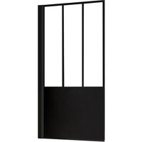 SCHULTE Badewannenfaltwand »Komfort «, 1-teilig, 80 x 140 cm, Mattschwarz, links SCHULTE Badewannenfaltwand »Komfort «, 1-teilig, 80 x 140 cm, Mattschwarz, links von SCHULTE