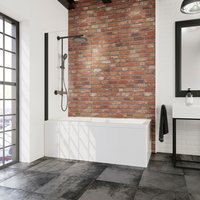 SCHULTE Badewannenfaltwand »Komfort «, 1-teilig, 80 x 140 cm, Mattschwarz SCHULTE Badewannenfaltwand »Komfort «, 1-teilig, 80 x 140 cm, Mattschwarz von SCHULTE