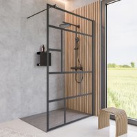 SCHULTE Duschkabine »Alexa Style 2.0«, Duschwand Walk In, 90 x 200 cm, Mattschwarz SCHULTE Duschkabine »Alexa Style 2.0«, Duschwand Walk In, 90 x 200 cm, Mattschwarz von SCHULTE