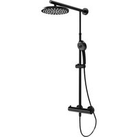 SCHULTE Duschsystem »Black Style«, HxT: 111,5 x 45,5 cm, Messing, inkl. Thermostat - schwarz SCHULTE Duschsystem »Black Style«, HxT: 111,5 x 45,5 cm, Messing, inkl. Thermostat - schwarz von SCHULTE