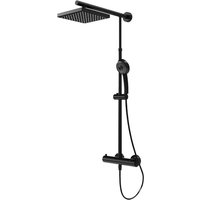 SCHULTE Duschsystem »Black Style«, HxT: 155,4 x 43,4 cm, Messing, inkl. Thermostat - schwarz SCHULTE Duschsystem »Black Style«, HxT: 155,4 x 43,4 cm, Messing, inkl. Thermostat - schwarz von SCHULTE