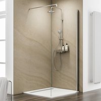 SCHULTE Duschwand »MasterClass«, BxH: 80 x 200 cm, ESG, Walk-In, Ecke - silberfarben von SCHULTE