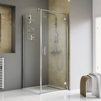 SCHULTE Duschwand »Toura«, BxH: 80 x 200 cm, ESG, Pendeltür mit Seitenwand, Ecke - silberfarben SCHULTE Duschwand »Toura«, BxH: 80 x 200 cm, ESG, Pendeltür mit Seitenwand, Ecke - silberfarben von SCHULTE