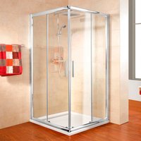 SCHULTE Eckdusche »Kristall/Trend«, BxTxH: 90 x 90 x 185 cm - transparent SCHULTE Eckdusche »Kristall/Trend«, BxTxH: 90 x 90 x 185 cm - transparent von SCHULTE