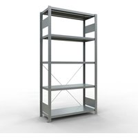 SCHULTE Fachbodenregal verzinkt mit 5 Stahlblechböden, Fachlast 330 kg, HxBxT 2.000 x 1.060 x 436 mm von SCHULTE