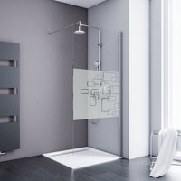SCHULTE Walk-In Dusche »Alexa Style 2.0«, Höhe: 190 cm, chromfarben - silberfarben von SCHULTE