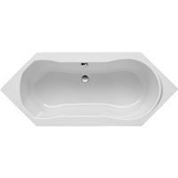 Sechseck Badewanne Fluvia - 190x80 cm, aus hochwertigem Sanitäracryl, Weiß glänzend, ohne Zubehör - Schulte Sechseck Badewanne Fluvia - 190x80 cm, aus hochwertigem Sanitäracryl, Weiß glänzend, ohne Zubehör - Schulte von SCHULTE