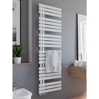 Schulte - Badheizkörper Breda, flacher Designheizkörper mit seitlich versetztem Mittelanschluss, Stahl pulverbeschichtet in Pearl Weiß, 169 x 50 cm Schulte - Badheizkörper Breda, flacher Designheizkörper mit seitlich versetztem Mittelanschluss, Stahl pulverbeschichtet in Pearl Weiß, 169 x 50 cm von SCHULTE