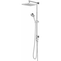 Schulte DuschMaster Rain mit Umsteller Kopfbrause eckig Nr. D9631 02 von SCHULTE