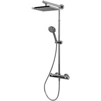Schulte - Duschmaster Rain D9641 Kopfbrause Eckig mit Thermostat chrom von SCHULTE