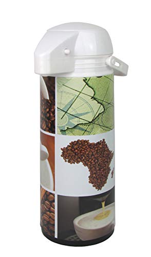 SCHULZ Isolierkanne Pumpkanne Kaffeekanne Teekanne für Warm- und Kaltgetränke 1,9l (Kaffee) von SCHULZ