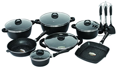 SCHUMANN PROFESSIONNEL BS003 Topfset, Stein-Beschichtung, 27-teilig von SCHUMANN PROFESSIONNEL
