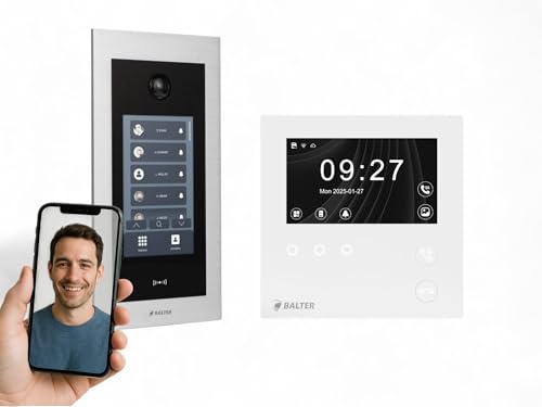 SCHUTZER Balter EVO 2-Draht Bus Video Türsprechanlage Komplettsystem mit 175° Weitwinkelkamera 7" Touchscreen-Monitor Interkom Nachtsicht-LEDs SCHUTZER Balter EVO 2-Draht Bus Video Türsprechanlage Komplettsystem mit 175° Weitwinkelkamera 7" Touchscreen-Monitor Interkom Nachtsicht-LEDs von SCHUTZER
