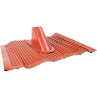 Aluminiumdachhaube Ziegelrot - 45 x 14 x 40 mm Aluminiumdachhaube Ziegelrot - 45 x 14 x 40 mm von SCHWAIGER GMBH